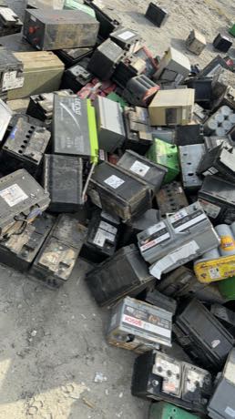 Scrap batteries and units