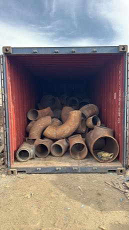 Elbows loaded in container
